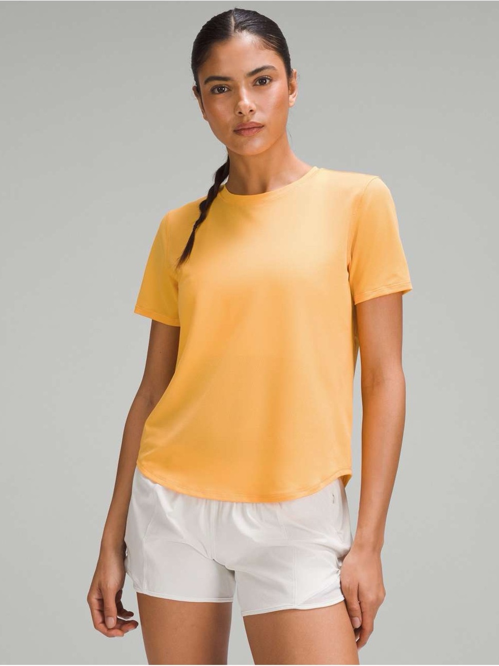 lululemon athletica running Short Sleeve Crew Tee in orange